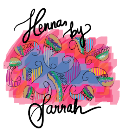 Henna by Sarrah - Colorful artistic logo